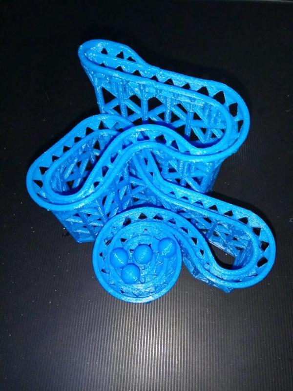 John 3:16 RBS rev d Rolling Ball Sculpture Marble Run Machine