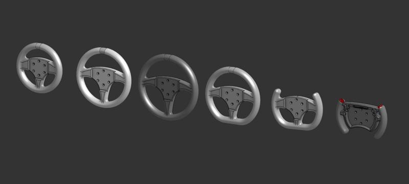 [WIP] Printable Steering Wheels for NRG 2.0/Moza Quick Release