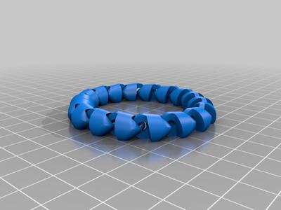 Articulated Chain Fidget Loop Bracelet