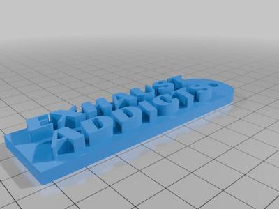 Exhaust addicts key tag 