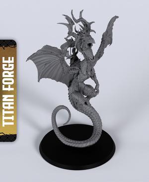 Highborne Dragon - With Free Dragon Warhammer - 5e DnD Inspired for RPG and Wargamers