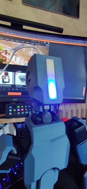 Dummy13 Head Remake with Compartment for Cables and Battery