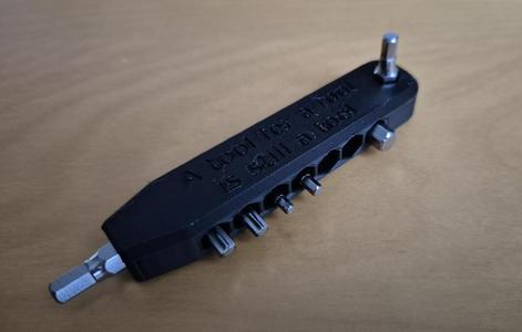 Small bit holder (used as bike tool)