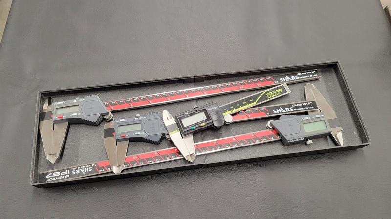 12in Max Size Caliper Tray Gridfinity
