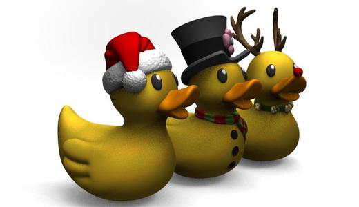 Rudolph Rubber Duckie