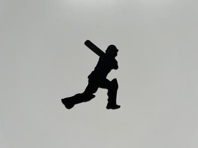 Cricket Player Wall Art #1