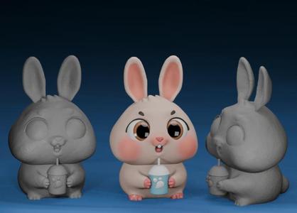 Cute Teenage Bunny