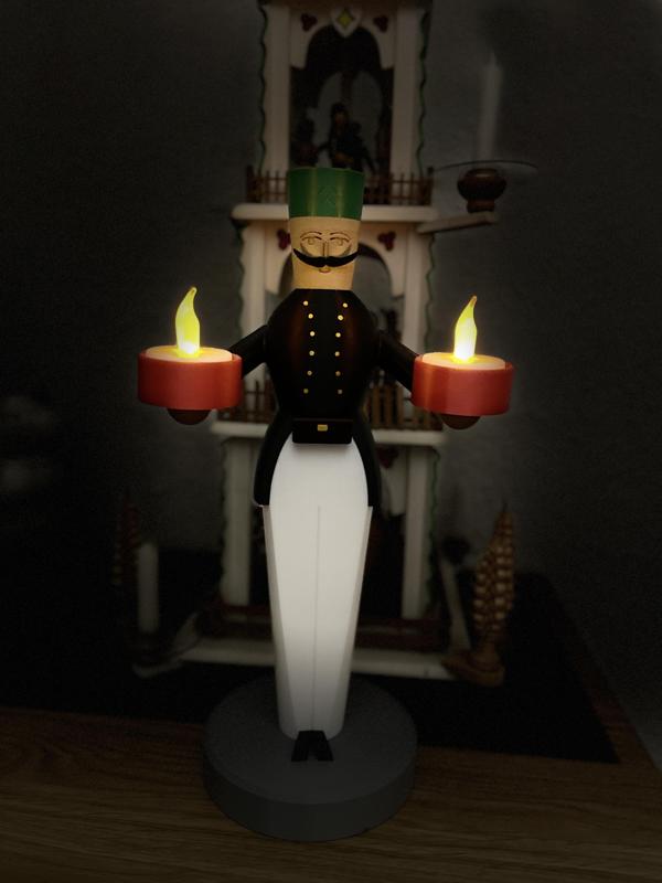 Bergmann (mit LED Teelicht)