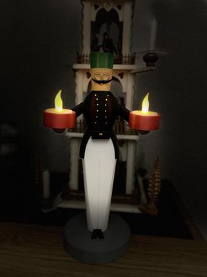 Bergmann (mit LED Teelicht)