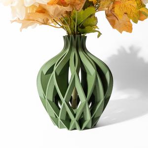 The Kovo Vase, Modern and Unique Home Decor for Dried and Preserved Flower Arrangement  | STL File