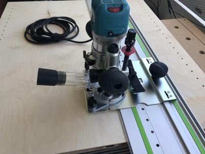 Makita Router to Festool LR32 System adapter