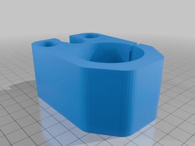 3018 Pro Z-axis spindle carriage 38mm on center bearings ~12mm heat insert