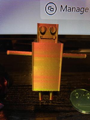 Robot model made in blender