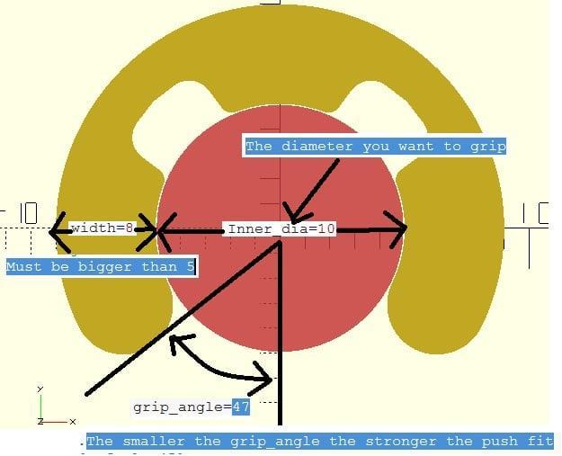Pushfit Spacer Washer E Clip