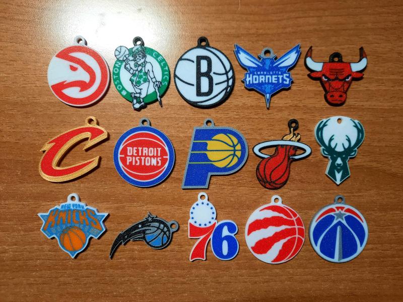 NBA - Eastern Conference Teams 2024/25 - Keychains
