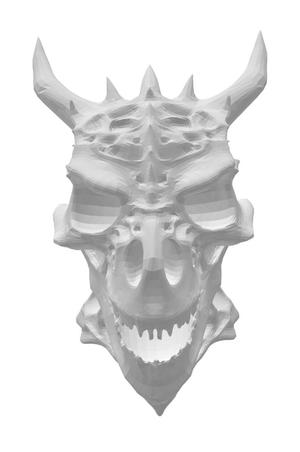 Skeletonized Dragon Head