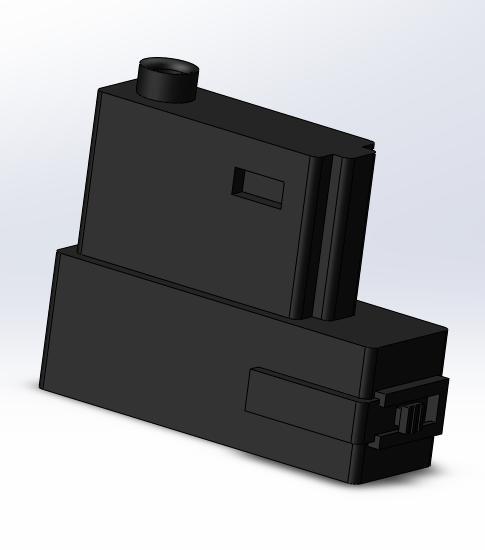 Airsoft SR mag adapter for Odin speedloader