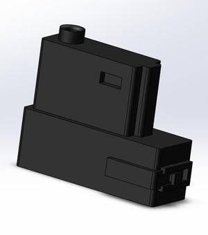 Airsoft SR mag adapter for Odin speedloader