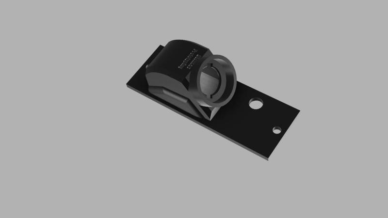 Gen 3 Mitsubishi Montero/Pajero License Plate Light Camera Mount 