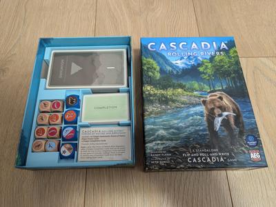 Cascadia Roling Hills and Rivers Insert (fits sleeved cards)