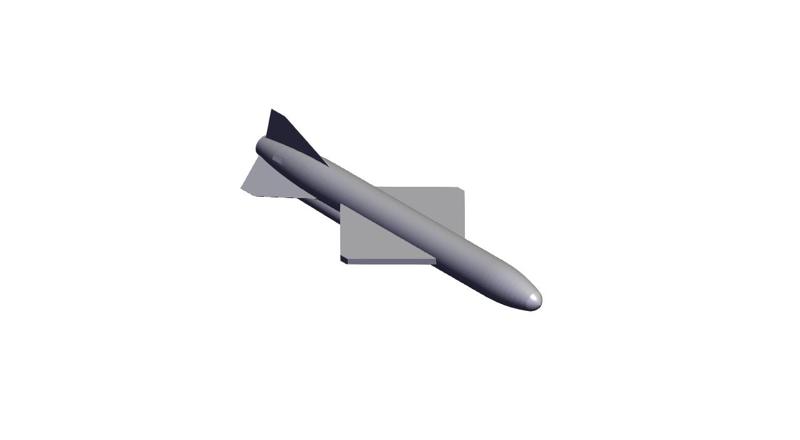 1/100 Scale Chinese Anti-Ship Missile HY-4 C-201W.stl