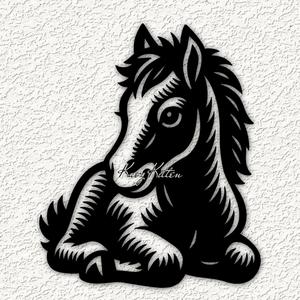 baby farm horse wall art home decor