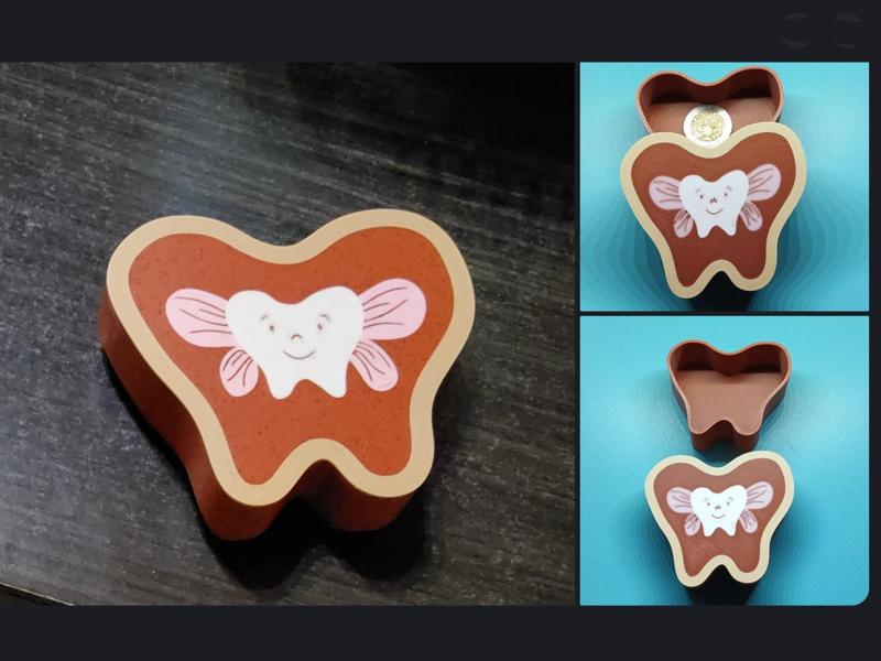 tooth fairy box , boite petite souris,dent de lait