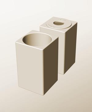 CS96-180-P Modular pierced component container modern decor