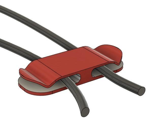 Universal Desk Cable Holder: Easy-to-Attach & Perfect for Cable Management