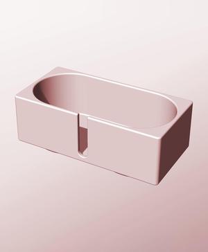 CX68-50-SB Modular slotted component container modern decor