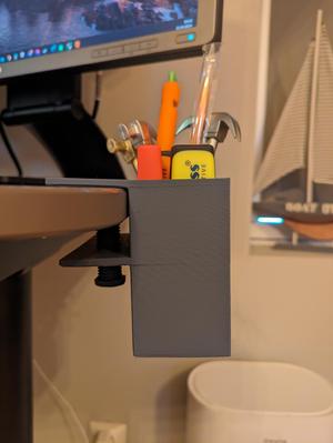 Side desk organizer