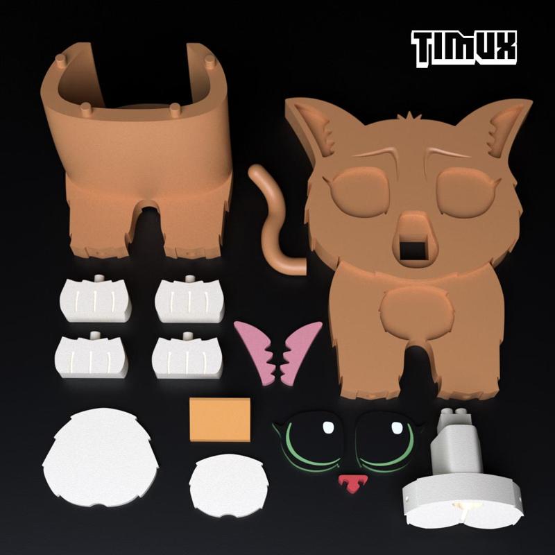 CAT GLASSES HOLDER V2