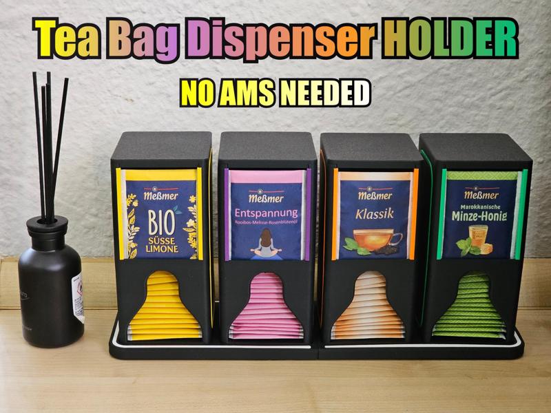 Holder 4x Tea Bag Dispenser