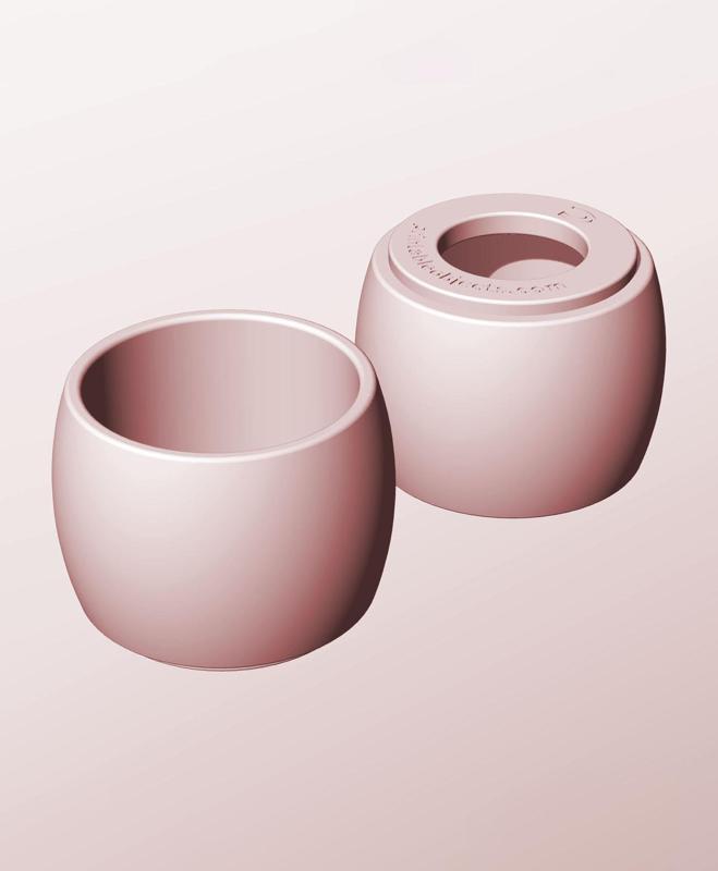 CR68-60-P Modular Stacking pierced container for home decor