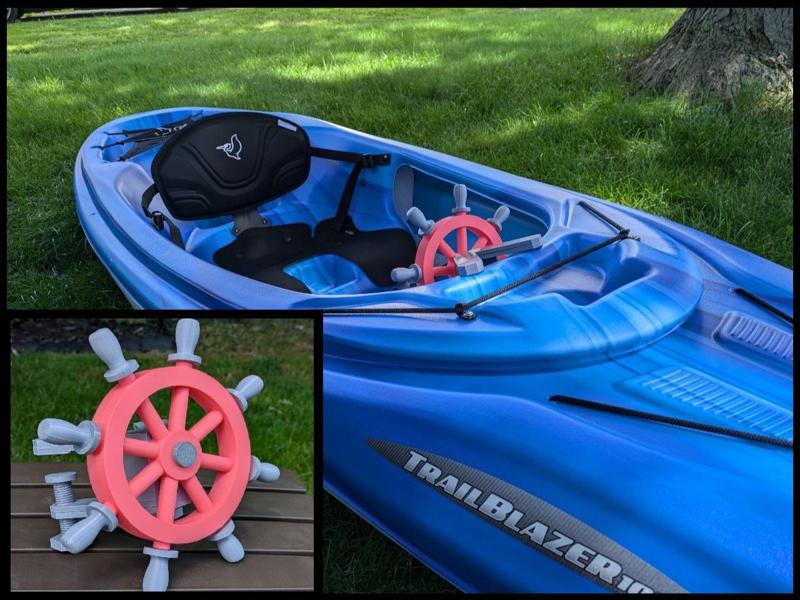 Kayak Ship Wheel Clamp Mount