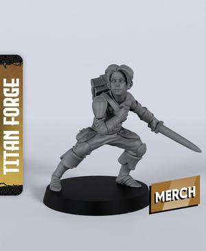 Spellblade Adept - With Free Dragon  - 5e DnD Inspired for RPG and Wargamers