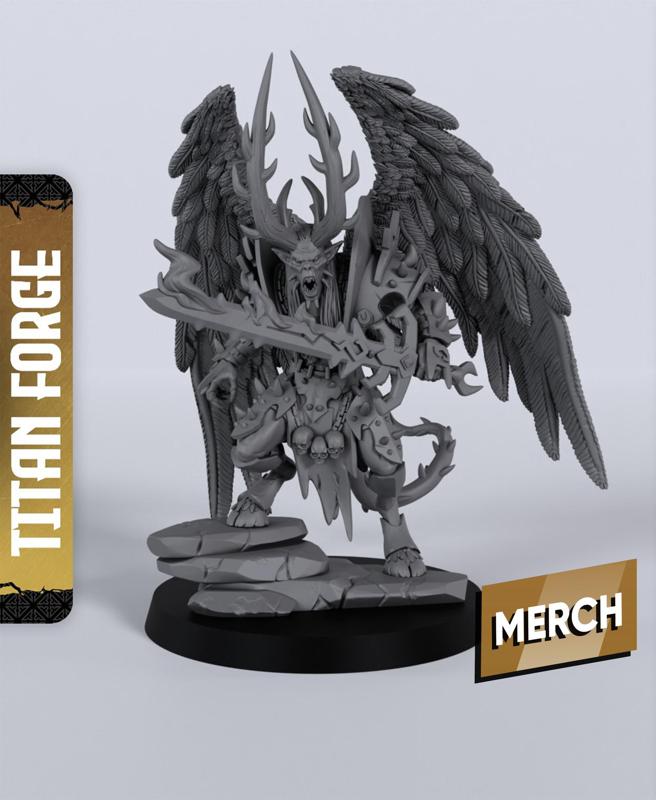 Mor-Zhal Avatar of Yrghal - With Free Dragon  - 5e DnD Inspired for RPG and Wargamers