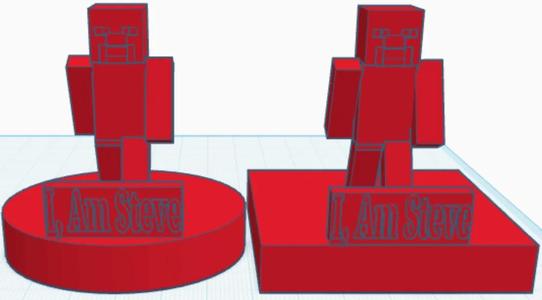 "I, Am Steve" Statue   