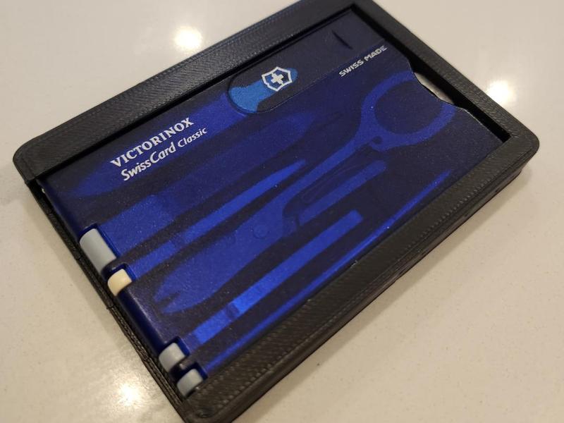 Ultra minimalist Victorinox wallet