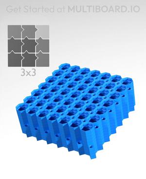 7x7 Tiles - 3x3 Board - Ironing Stack
