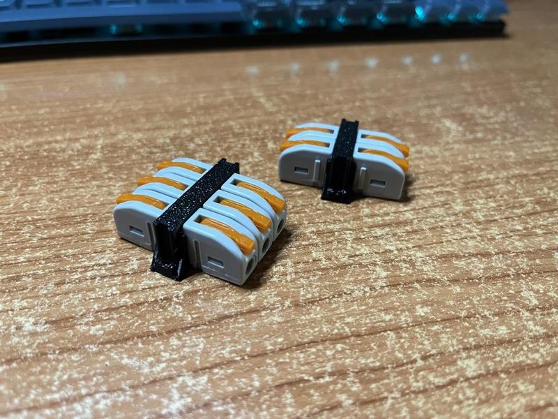 Soporte para fichas de conexión rápida de cables (2 y 3 conectores)