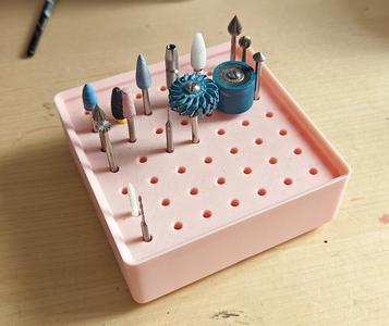 Gridfinity 2x2 bit holder (Dremel/Artima)