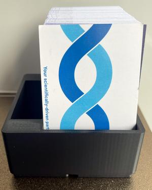 Business card storage - Gridfinity with pin