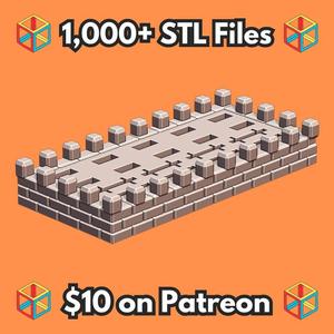 Medieval Fantasy Castle Themed USB SD Card and Micro SD Card Holder Desk Organizer MineeForm FDM 3D Print STL File