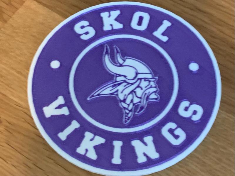 Minnesota Vikings SKOL Coaster