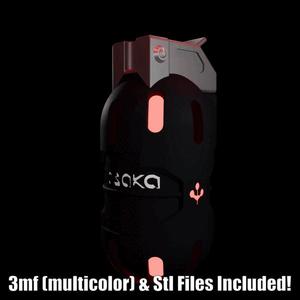 Cyberpunk 2077 GASH Antipersonnel Grenade / Gadget Military Fun Toy Gift Videogame Prop Replica 3d p