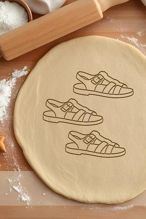 Sandals Cookie Cutter, Biscuit Cutter