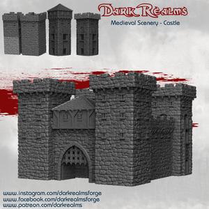 Dark Realms Medieval Scenery - Castle