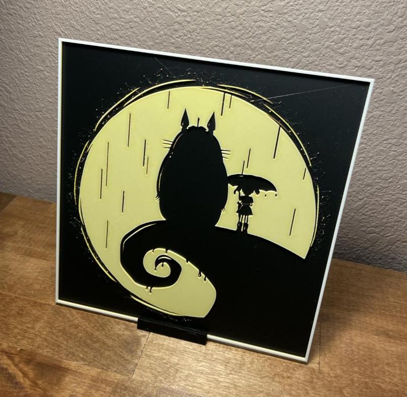 Hueforge - Studio Ghibli - Totoro Moon