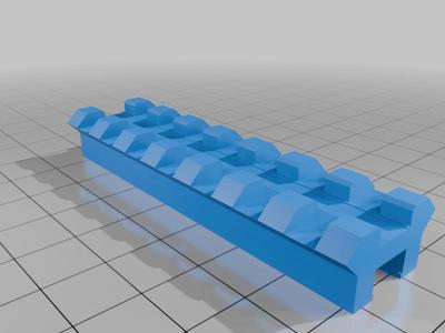 Shotgun vented rib to picatinny rail